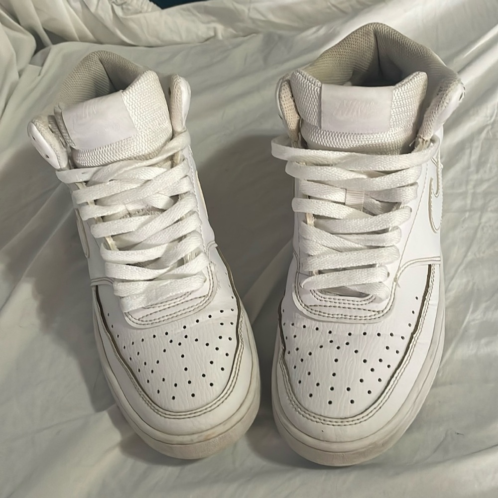 Us size 8 Nike Air Force ones in white
